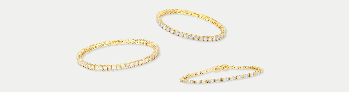 Shop Tennis Bracelets at PAVOI | 14K Gold Plated Bracelets