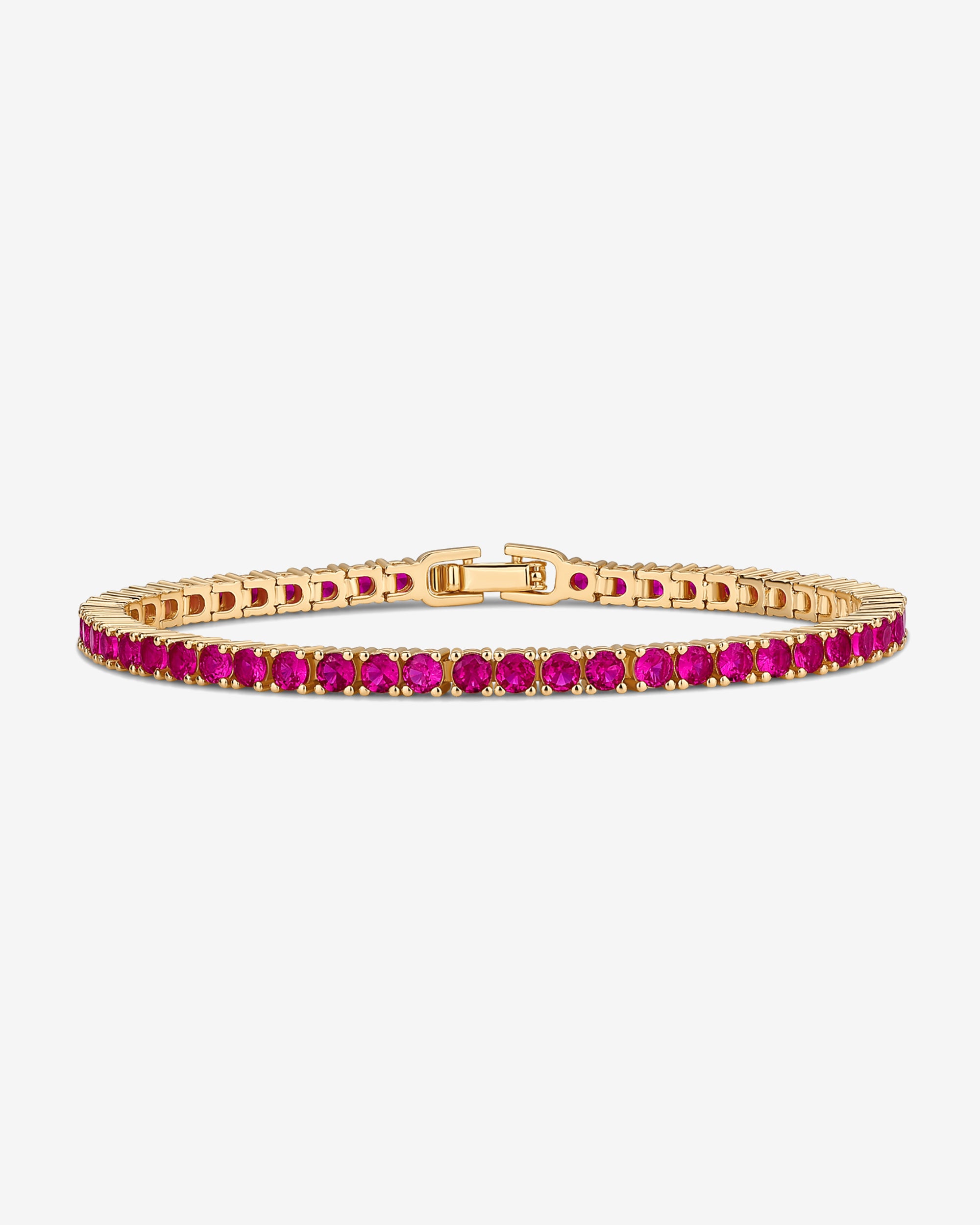 Colored Tennis Cubic Zirconia Bracelet – PAVOI
