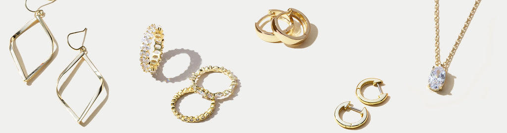 Everyday Jewelry That Will Last. 14K Plated White, Rose and Yellow Gold
