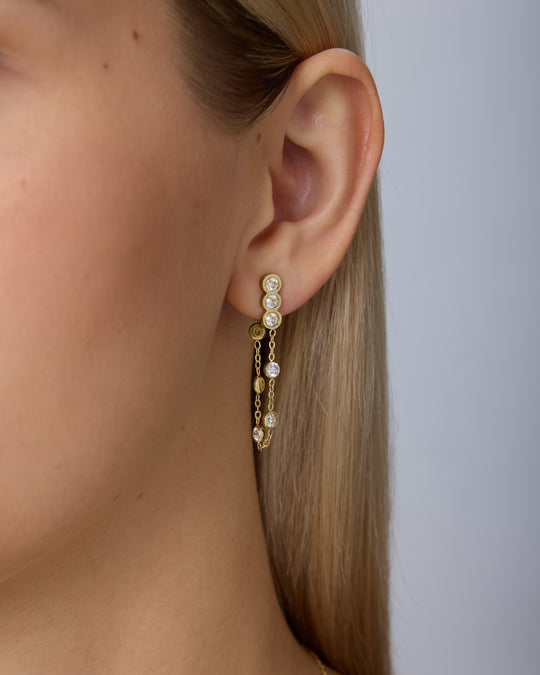 Waterproof Long Drop Earrings