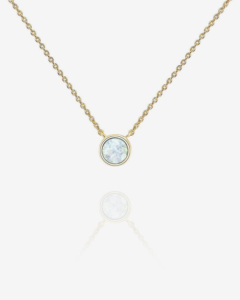 #Variant_Yellow Gold White Opal