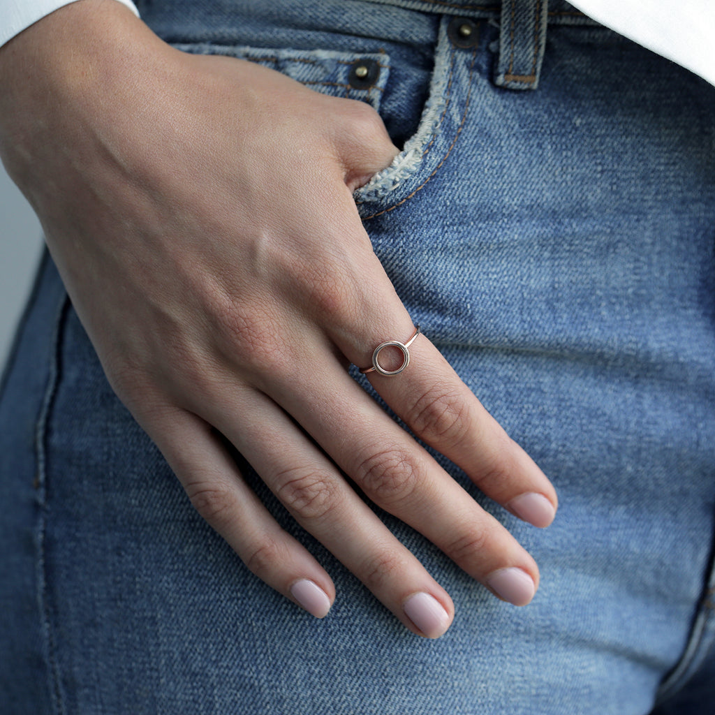 Open Circle Ring  Ring 