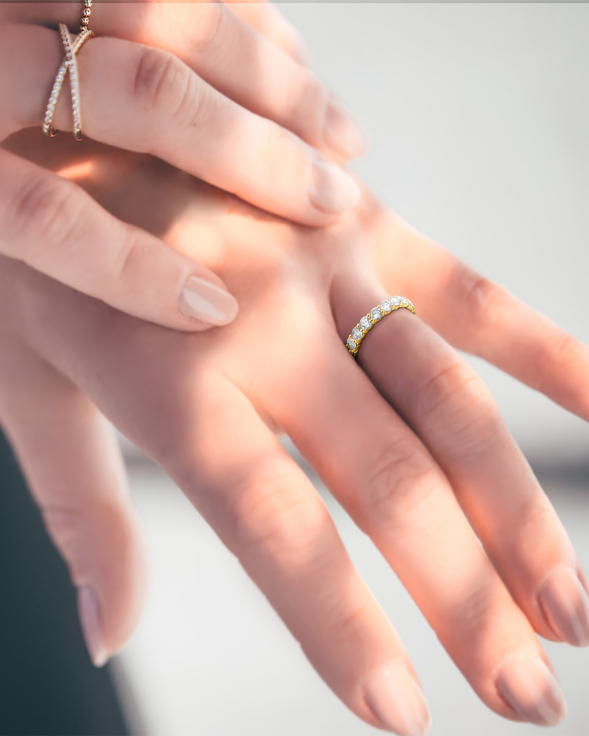 Classic Eternity Band | Pavoi Rings | Travel Wedding Ring Classic Eternity Band | Pavoi Rings | Travel Wedding Ring