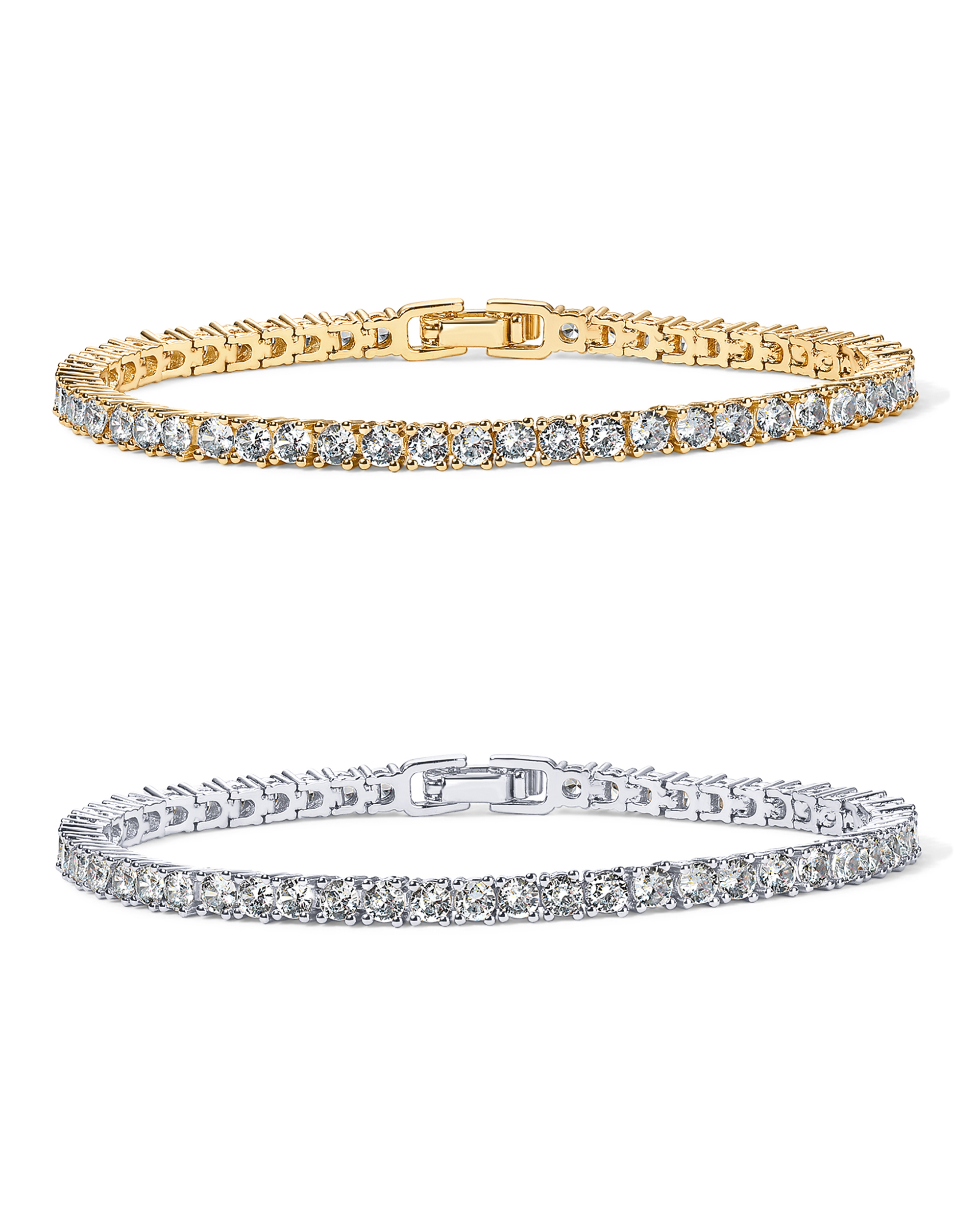 人気ブランド【PAVOI】4mm Square Tennisブレスレット Princess Cut Tennis Bracelet | Pavoi Jewelry | Fashion
