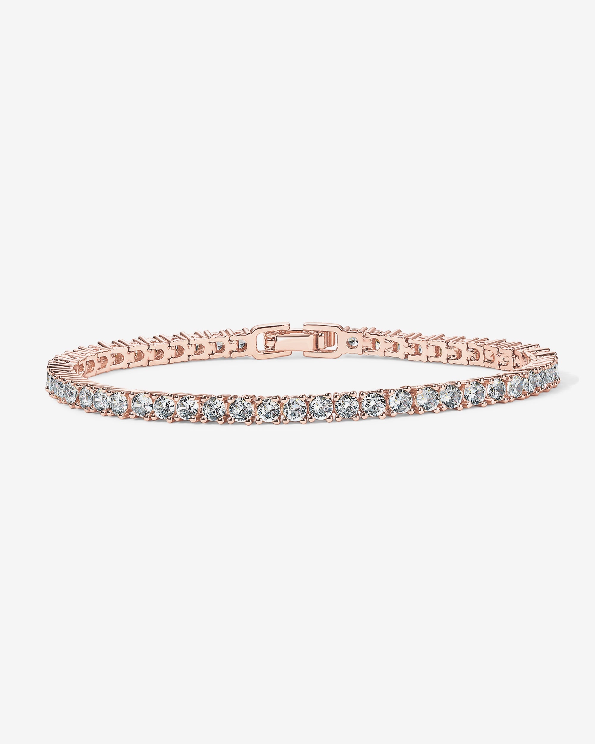 Rose Gold Tennis Bracelet Bracciale Tennis Swarovski Amazon Shop