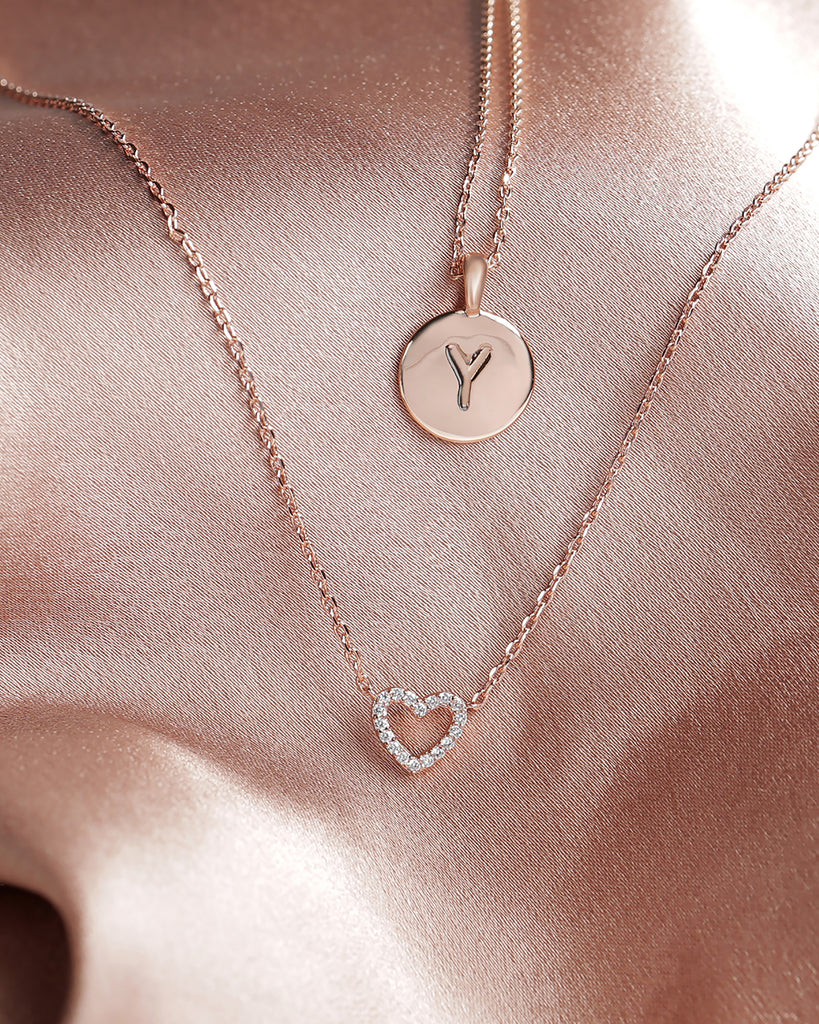 Open Heart Necklace  Necklace 
