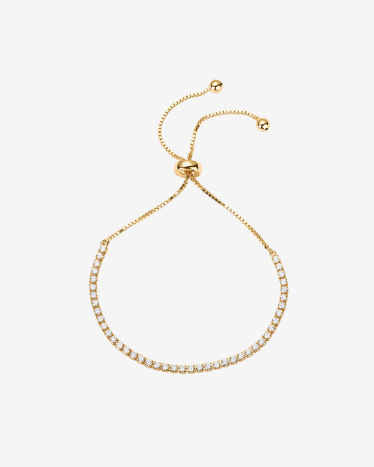 Vermeil Adjustable Tennis Bracelet