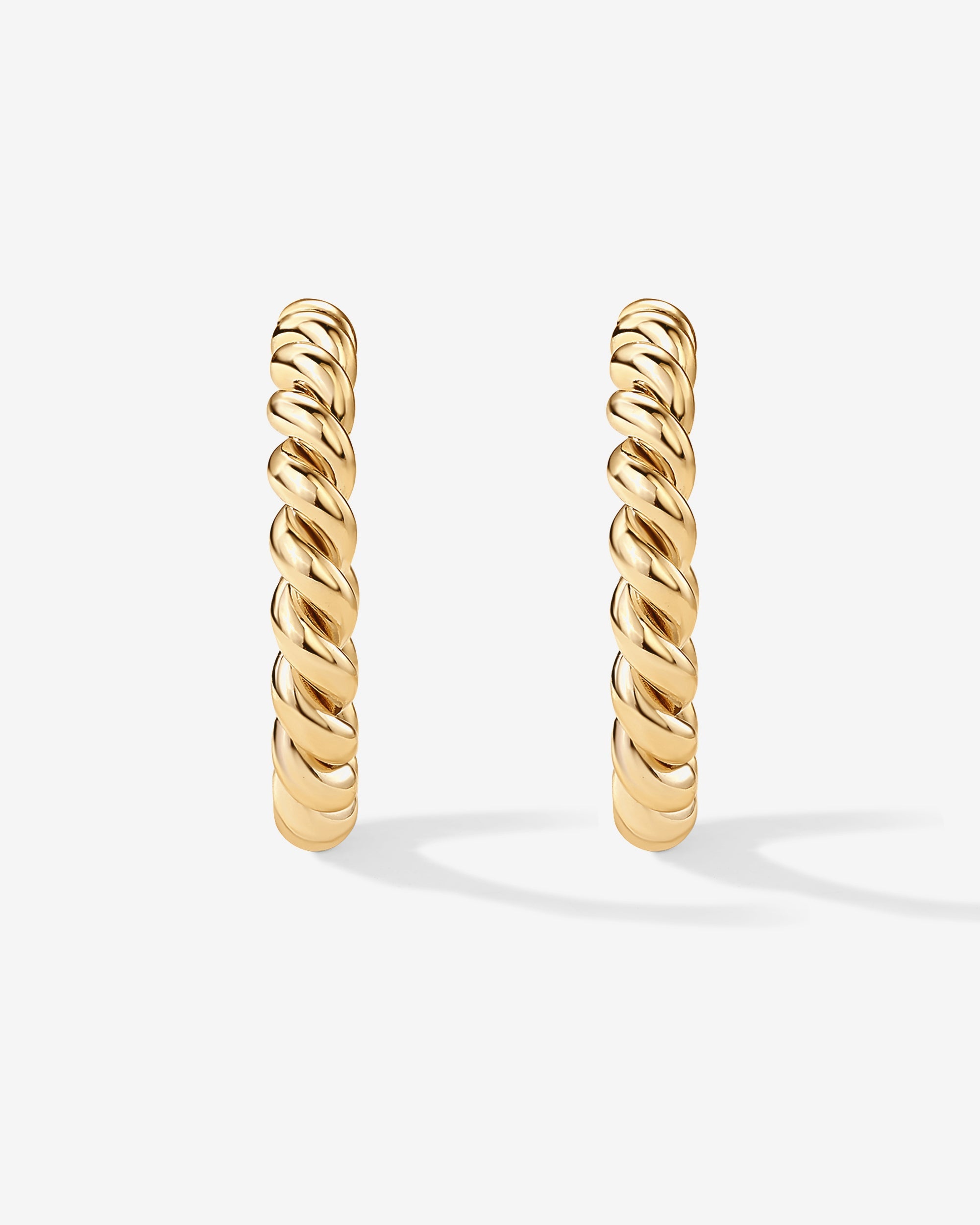Amazon.com: 14K Yellow Gold Polished 5mm Tube Hoop Earrings