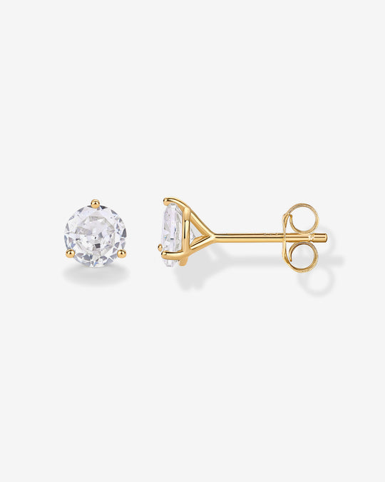 Three Prong Round Studs