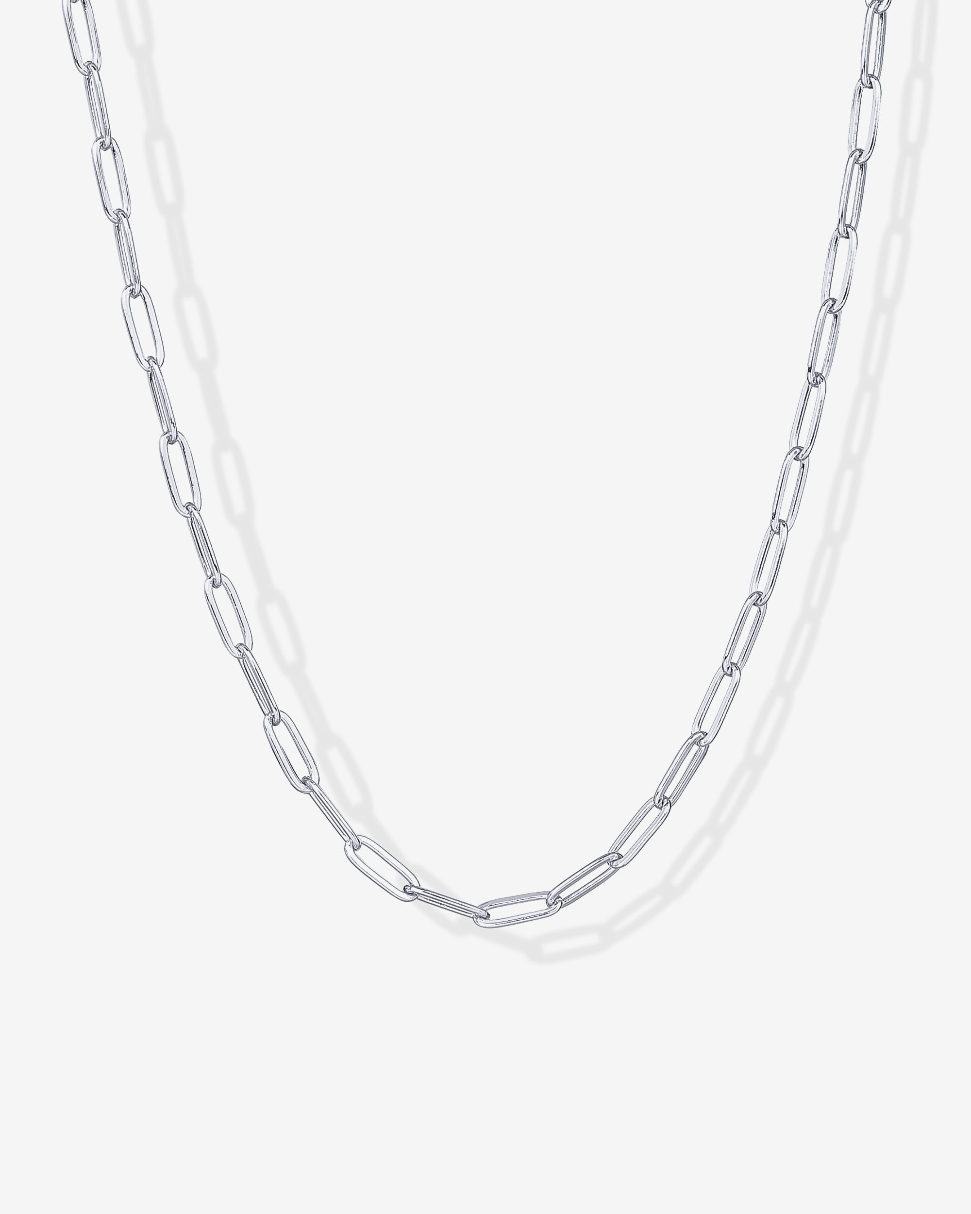 Paperclip Chain Necklace – PAVOI