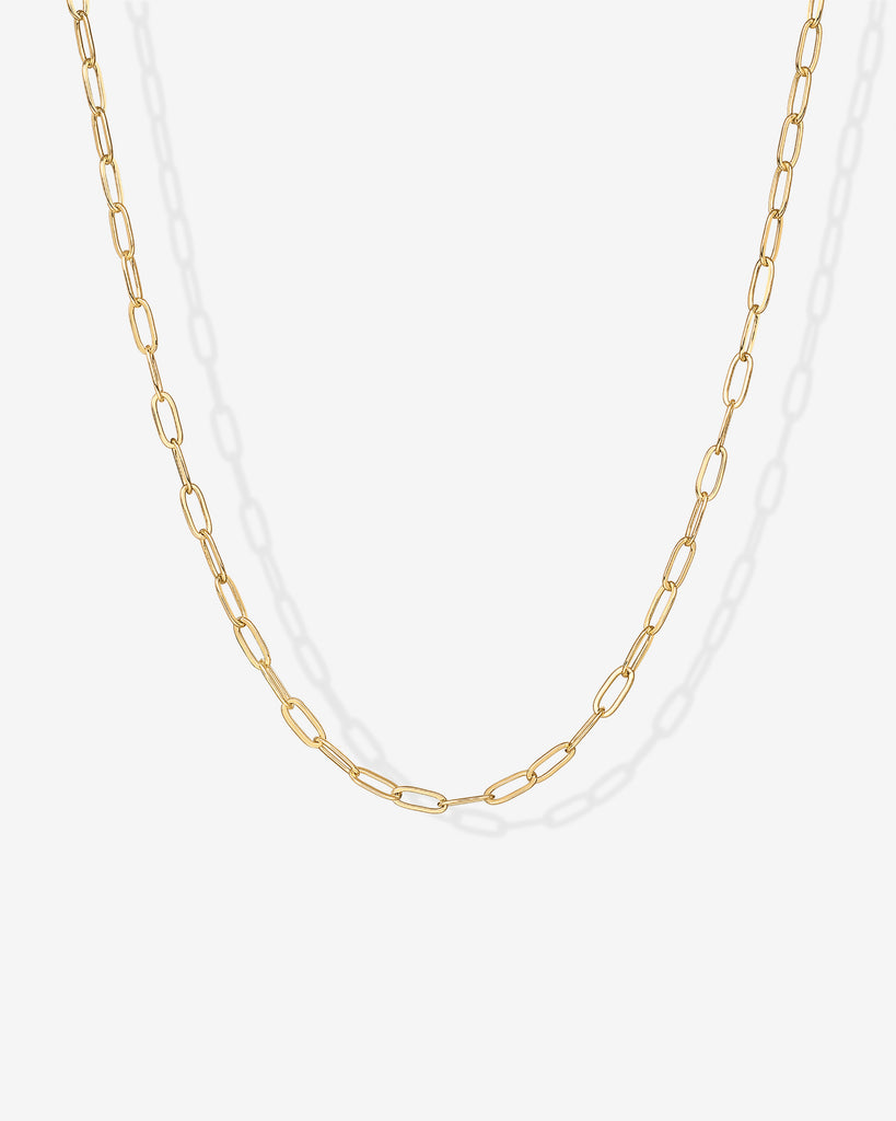 Paperclip Chain Necklace – PAVOI