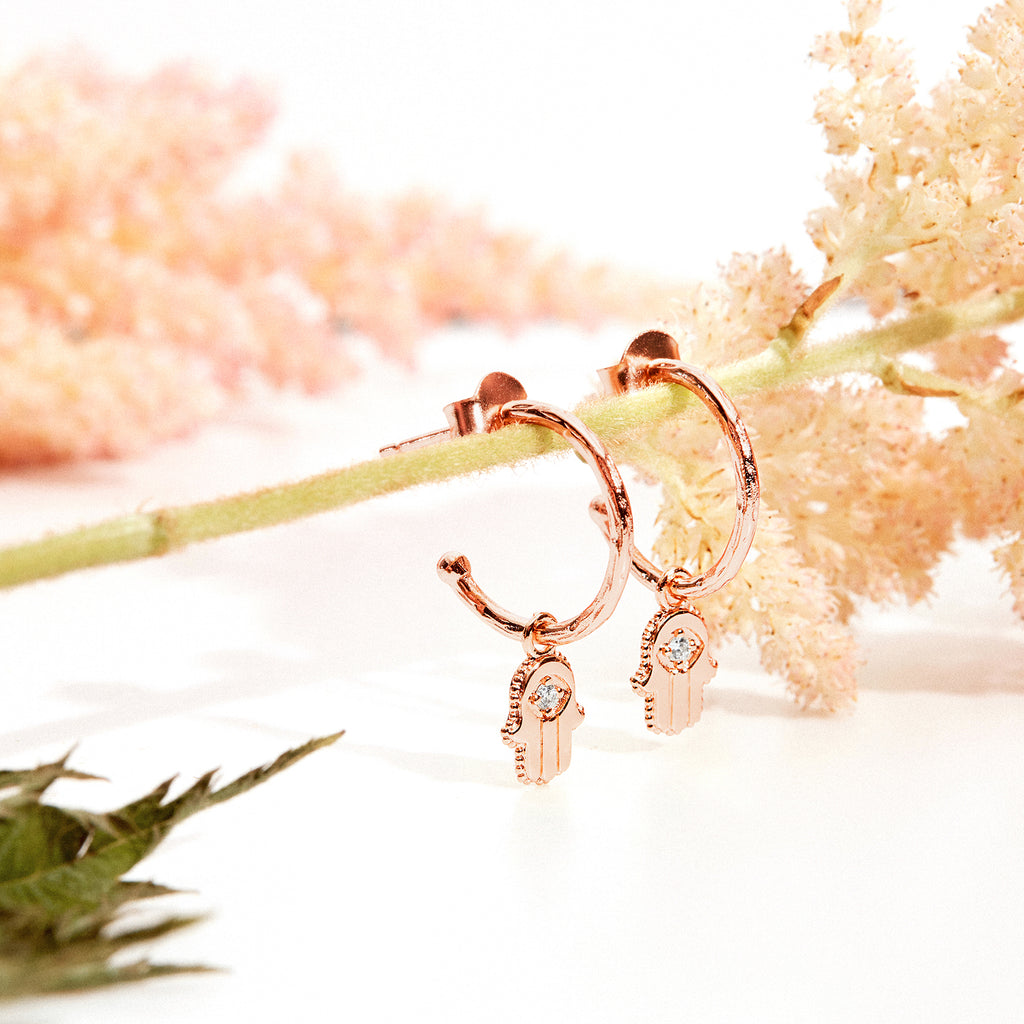 Hamsa Hoops  Earring 