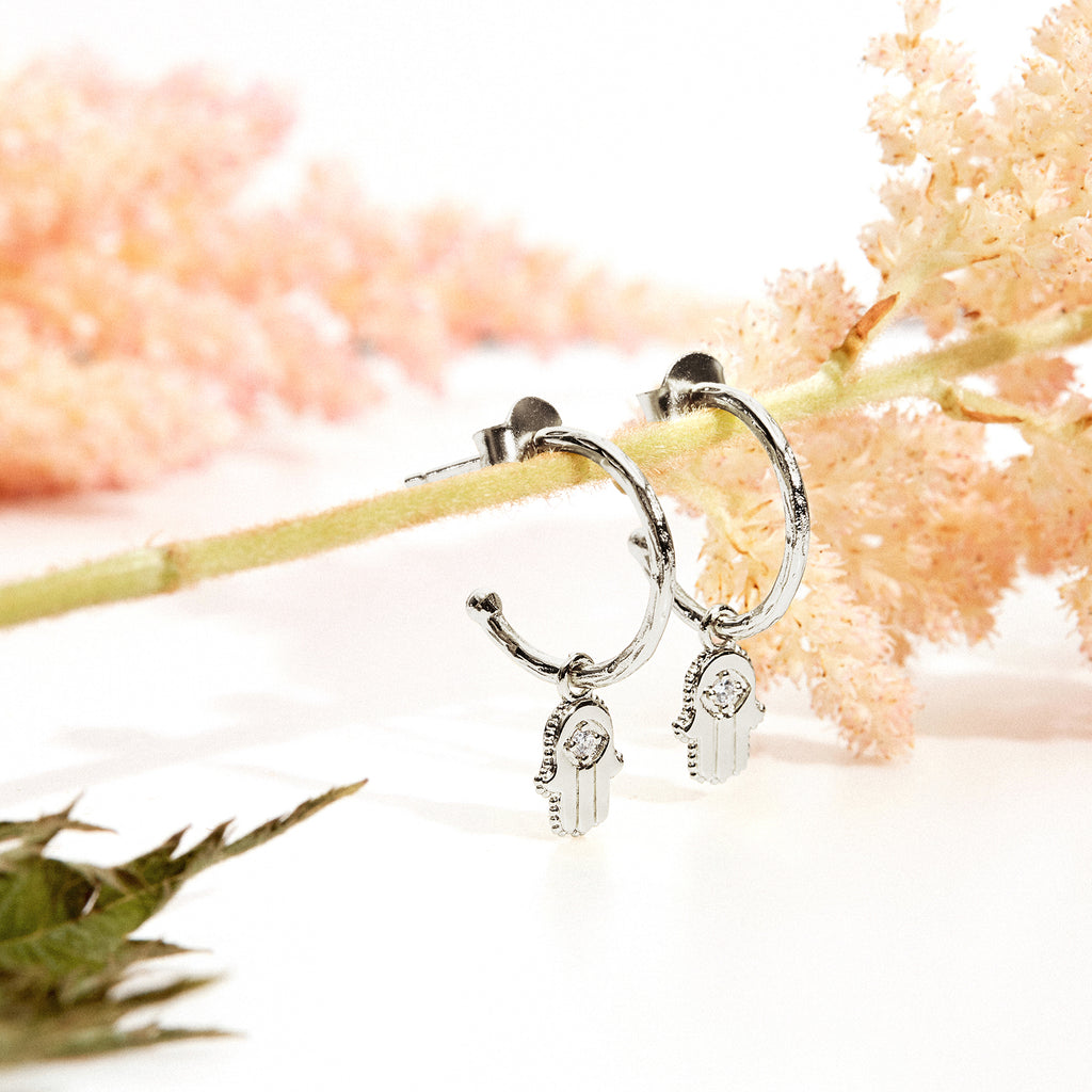 Hamsa Hoops  Earring 