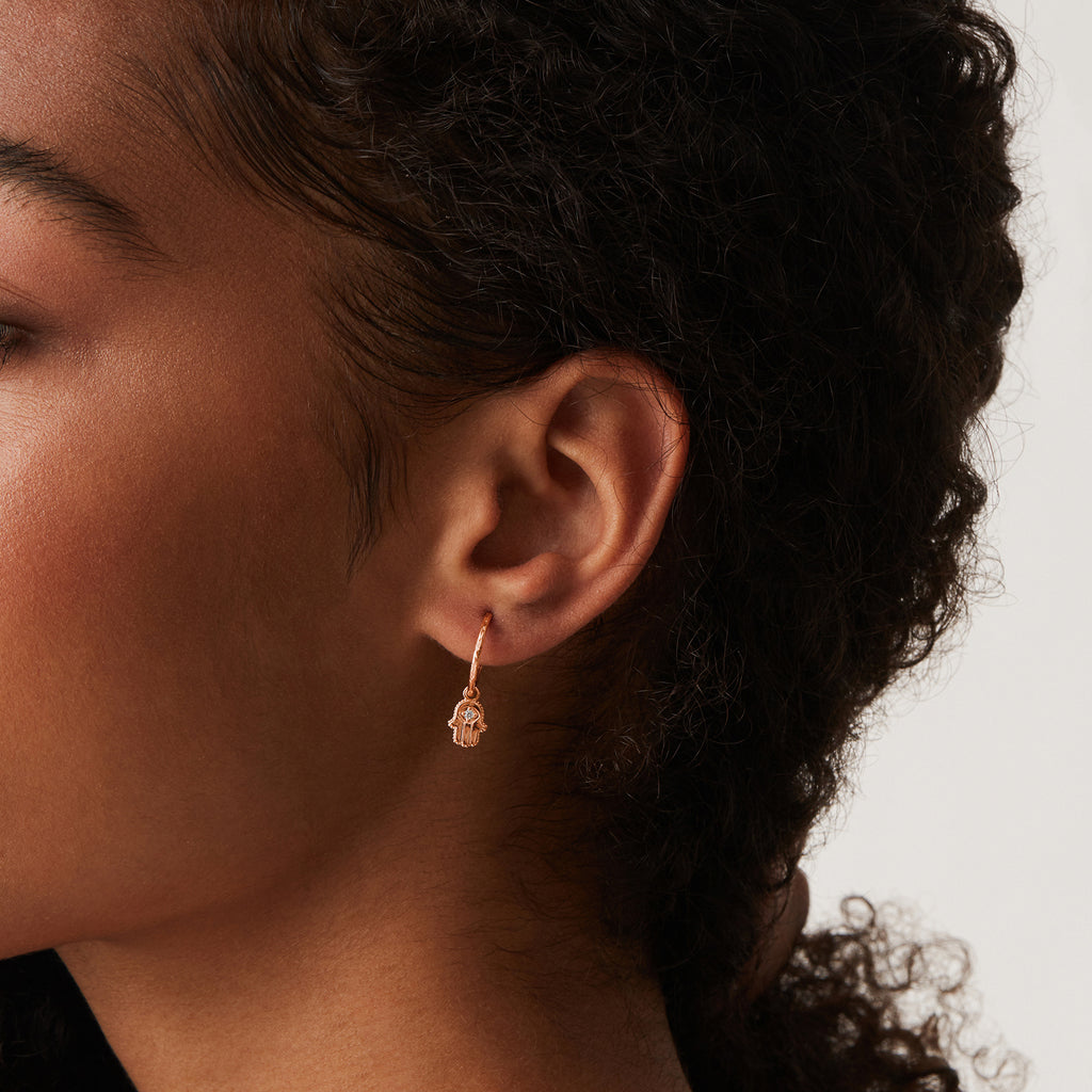 Hamsa Hoops  Earring 