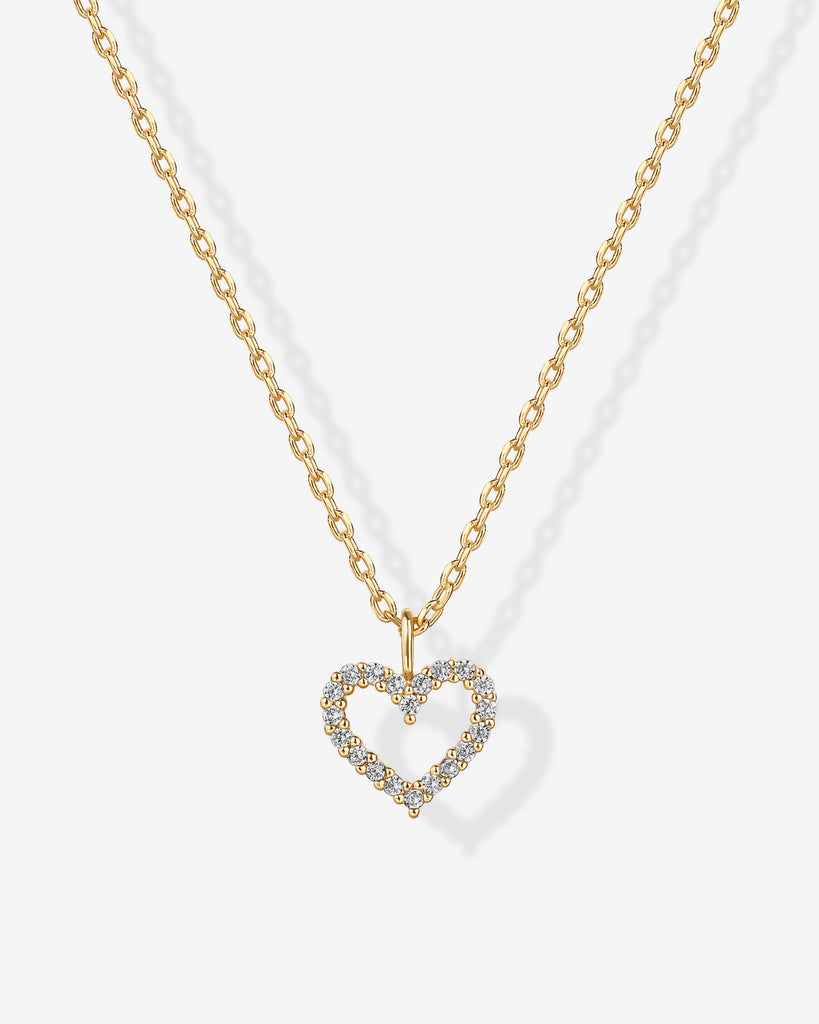 Open Heart Necklace  Necklace 