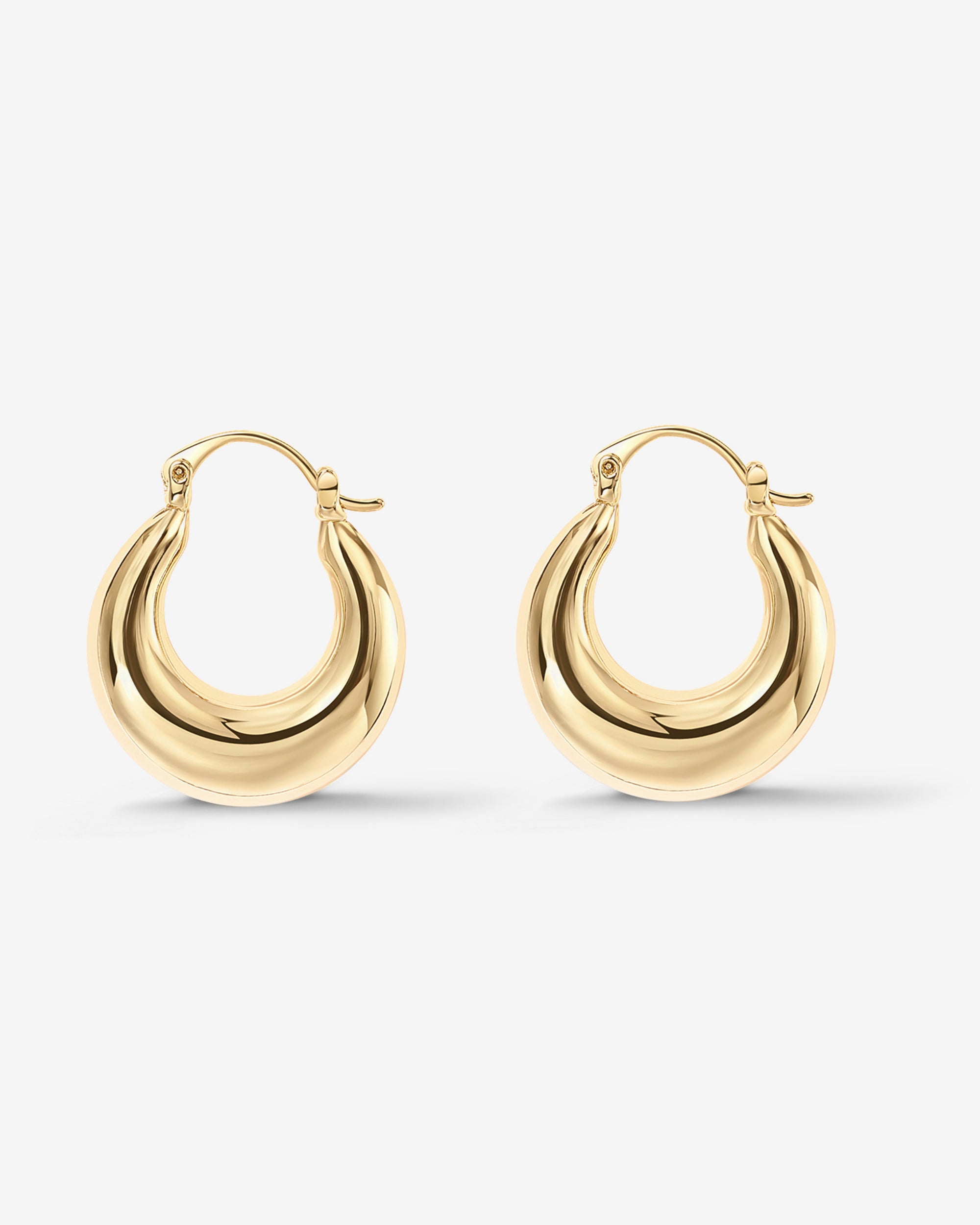 .com .com: PAVOI 14K Yellow Gold Colored Lightweight Chunky  Open Hoops, 50mm Yellow Gold Hoop Earrings for Women: Clothing, Shoes &  Jewelry