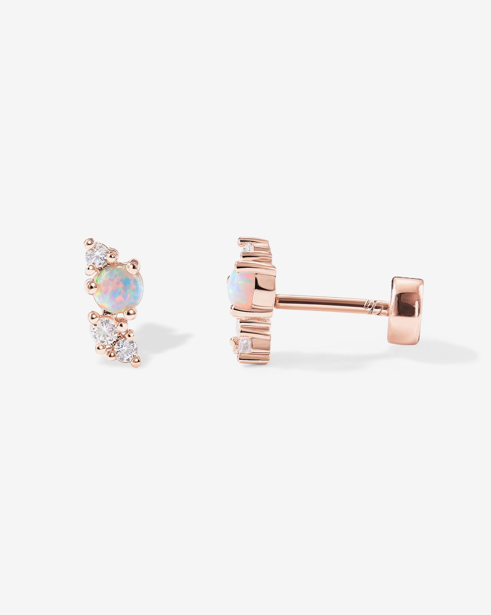 人気ブランド【PAVOI】Pearl Stud Flat Backピアス Pearl & Crystal Stud Screw Back Earrings – PAVOI