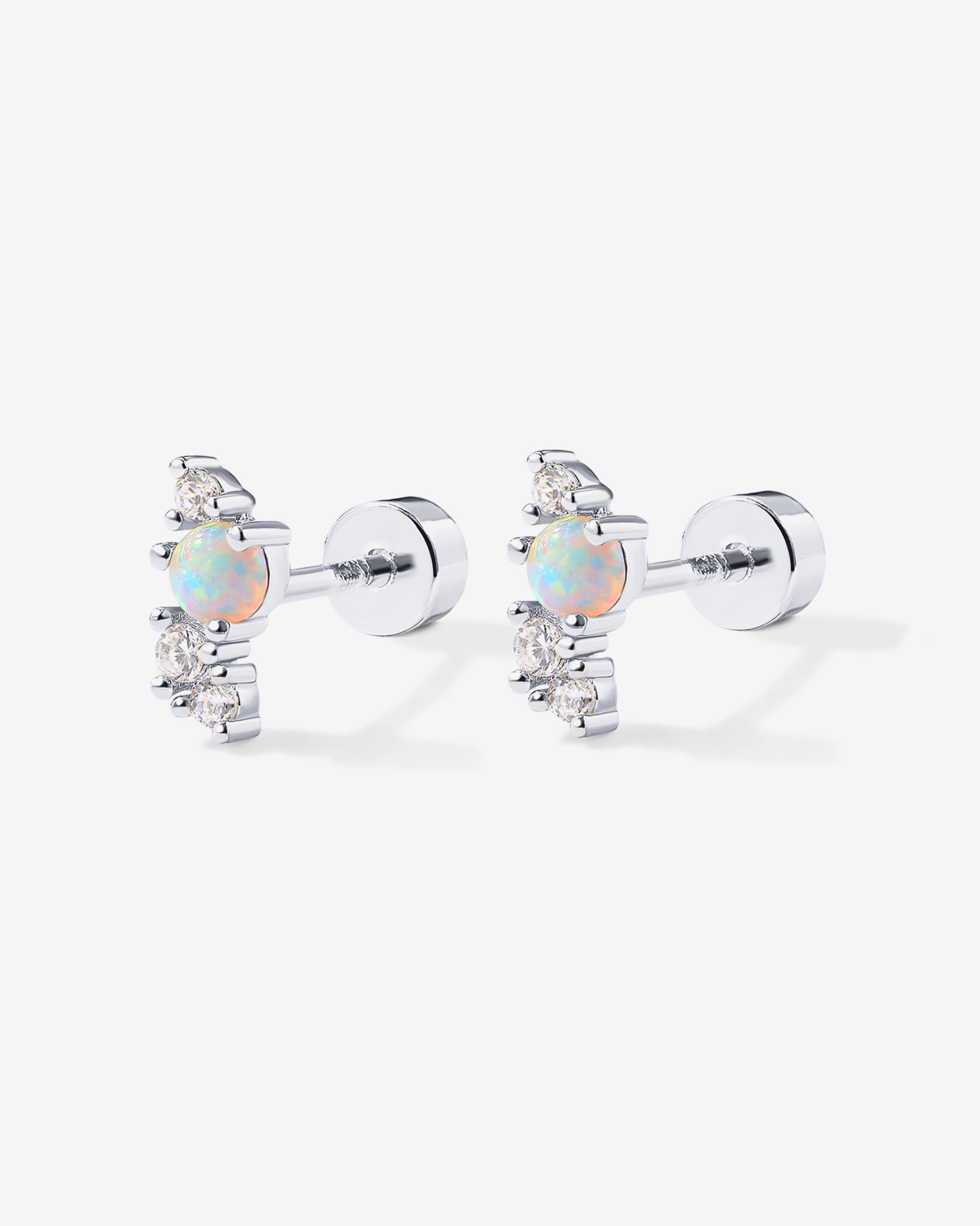 人気ブランド【PAVOI】Pearl Stud Flat Backピアス Pearl & Crystal Stud Screw Back Earrings – PAVOI