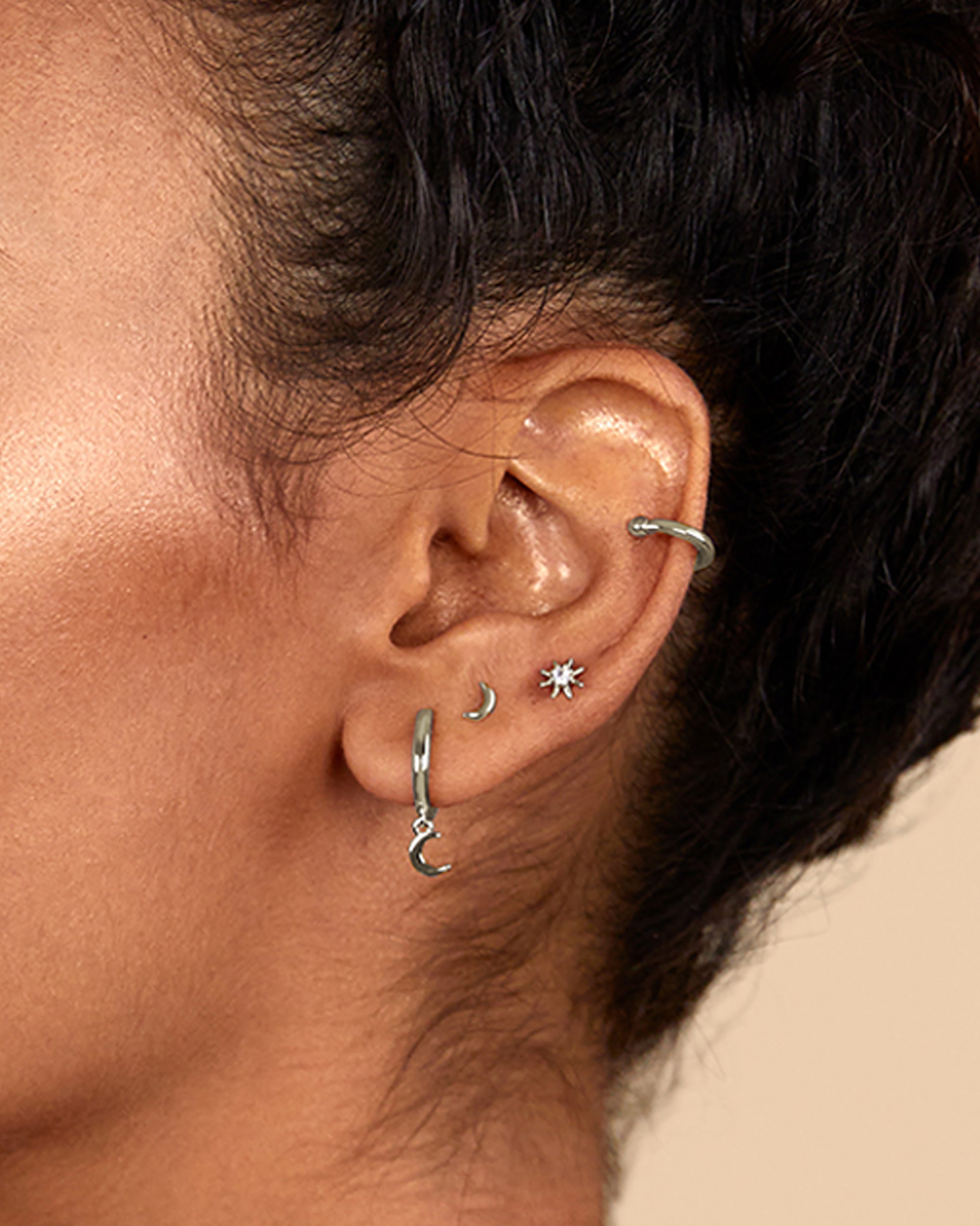 人気ブランド【PAVOI】North Star Stud Flat Backピアス Tiny Star Screw Back Stud – PAVOI