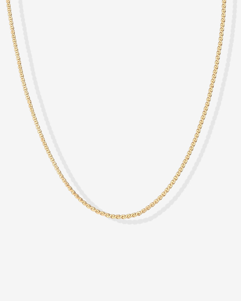 Gold Thick Snake Chain Necklace, Tarnish-Free Gold Plating - Nordicmuse
