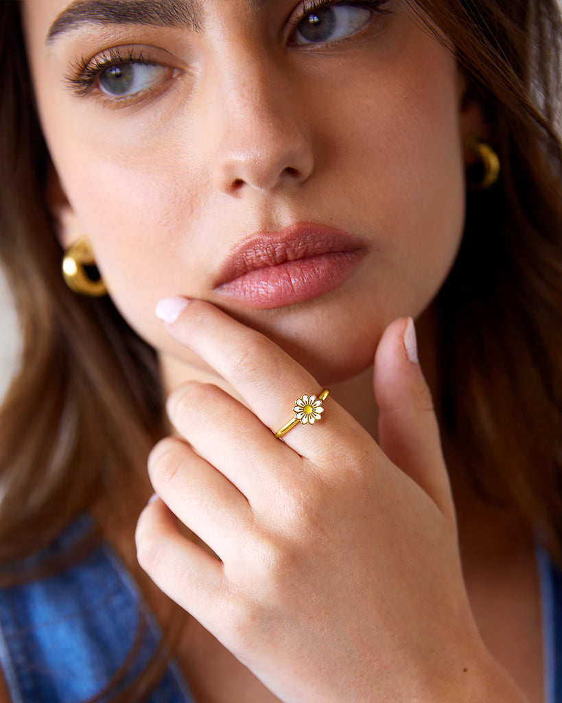 Floral Anxiety Ring  Rings 