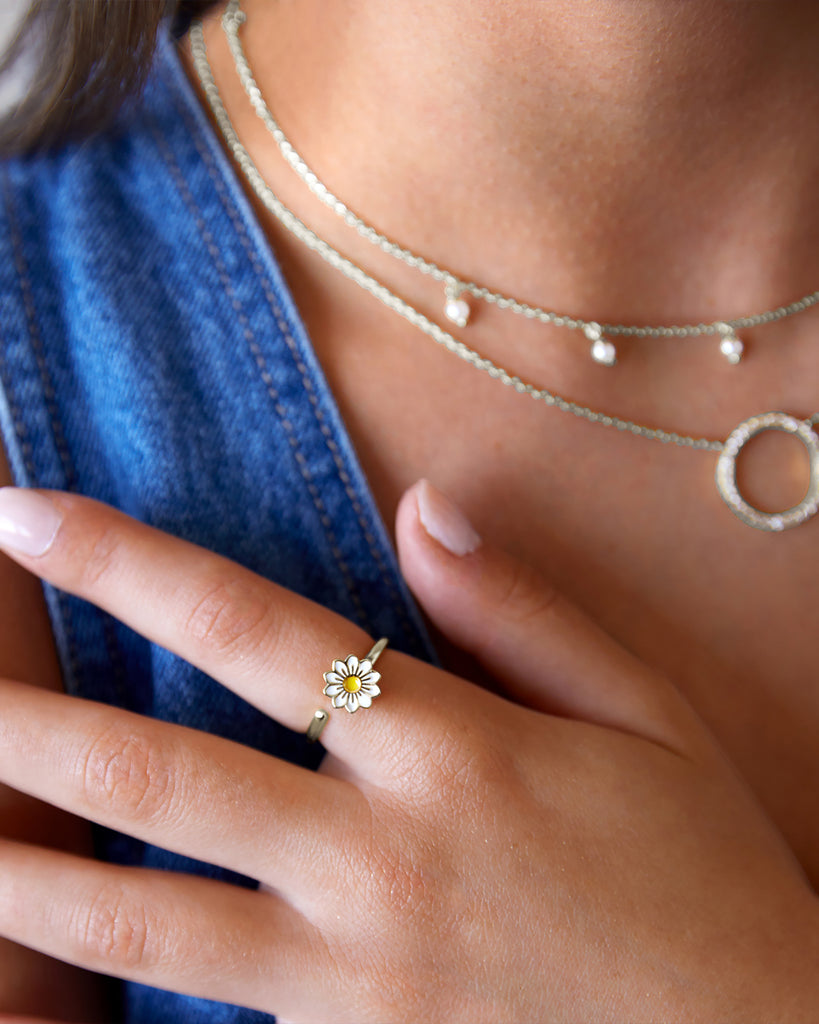 Floral Anxiety Ring  Rings 