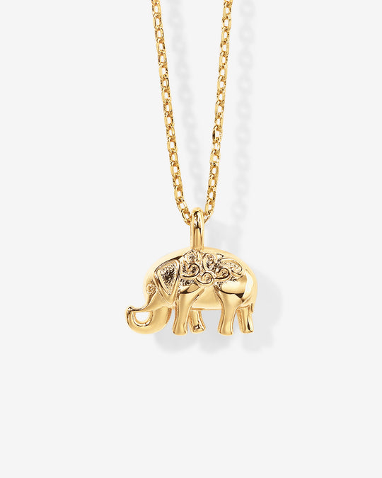 Dainty Elephant Pendant Necklace