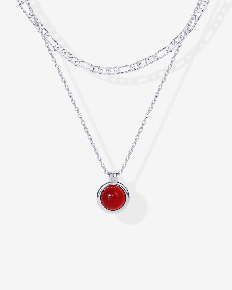 #Variant_White Gold / Carnelian