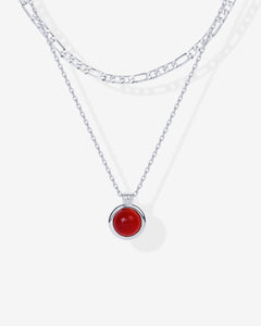 #Variant_White Gold / Carnelian