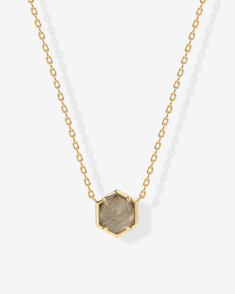 #Variant_Yellow Gold / Labradorite
