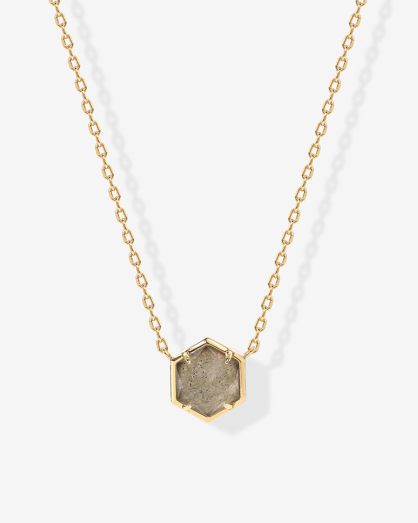 #Variant_Yellow Gold / Labradorite