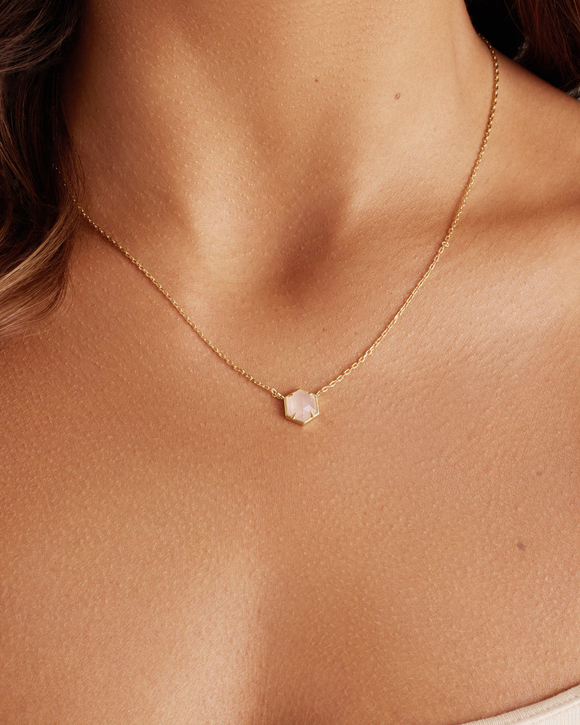 #Variant_Yellow Gold / Rose Quartz