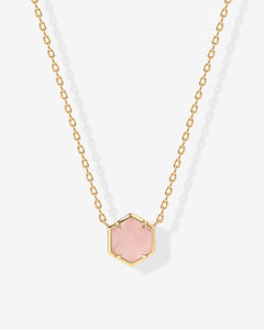 #Variant_Yellow Gold / Rose Quartz
