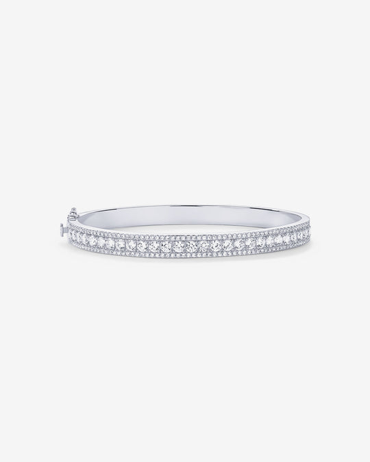 Classic Cubic Zirconia Bangle Bracelet