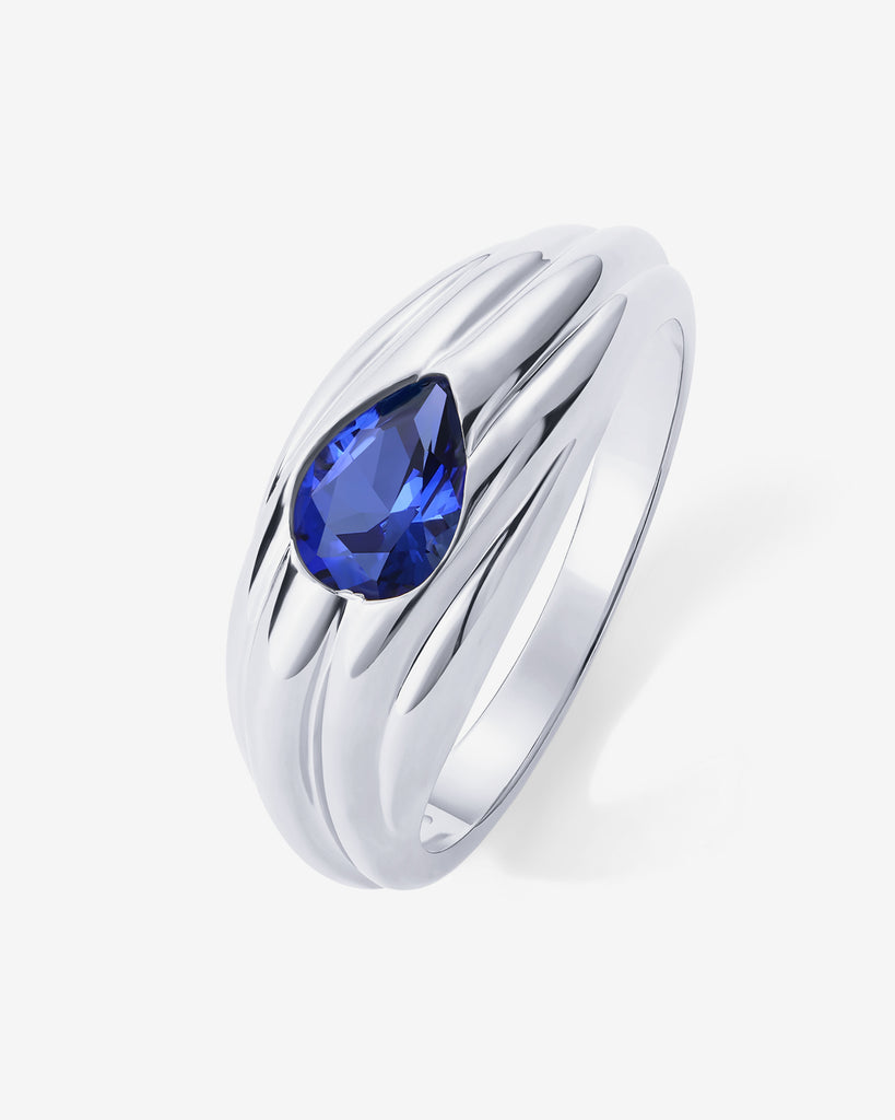 #Variant_White Gold/ BLUE CZ