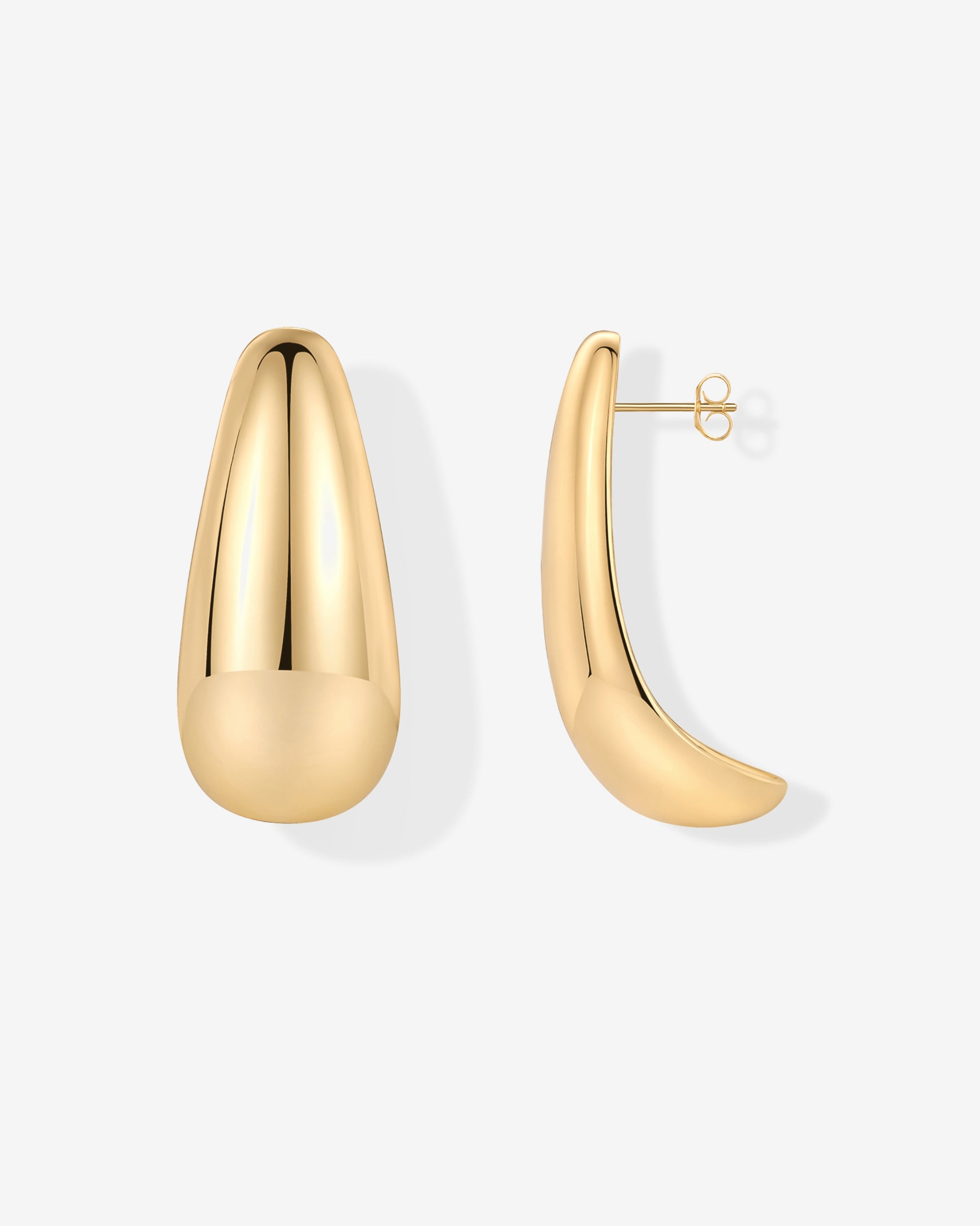 Teardrop Half Hoops – PAVOI - Main Image