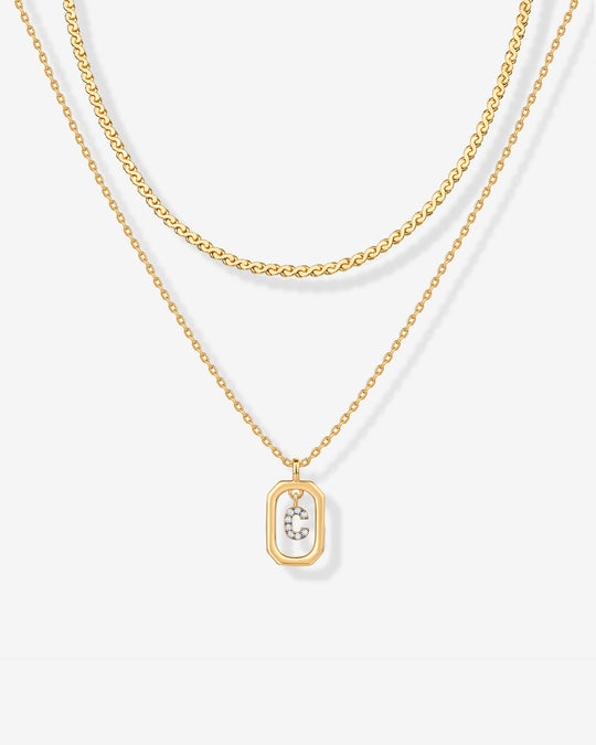 Singapore Initial Layering Necklace Copy