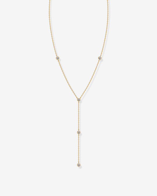 Lariat Station Necklace