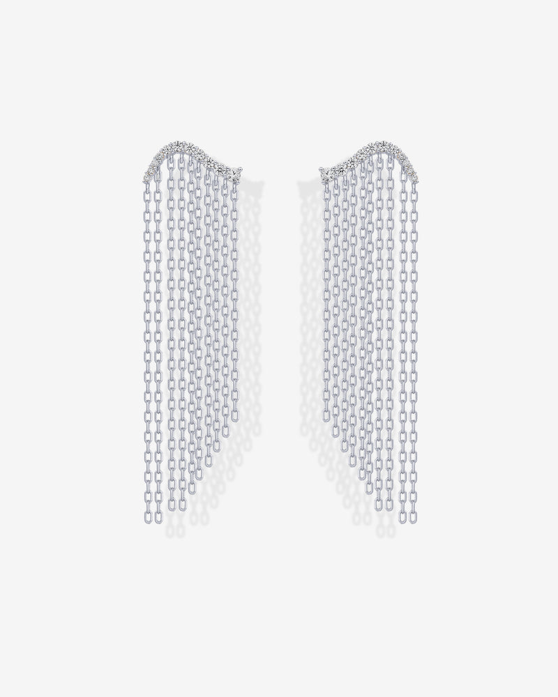 Chain Crawler Dangle Earrings