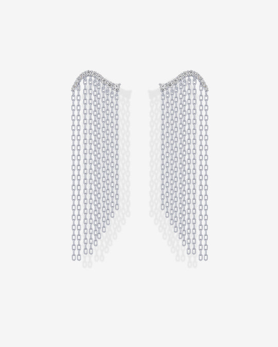 Chain Crawler Dangle Earrings