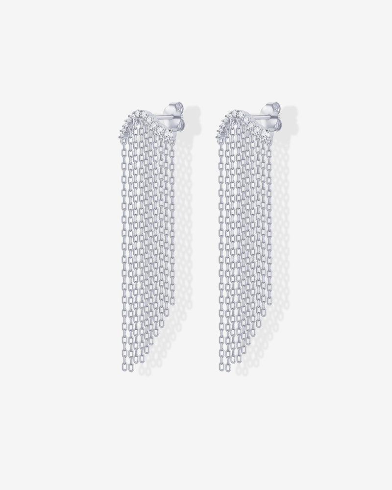Chain Crawler Dangle Earrings