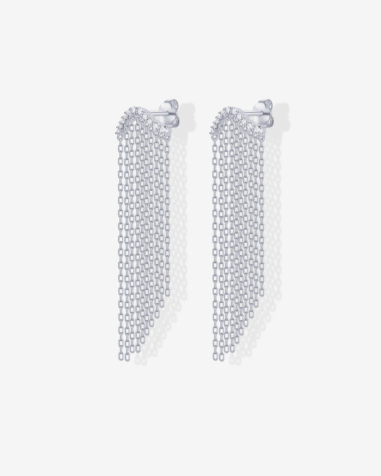 Chain Crawler Dangle Earrings
