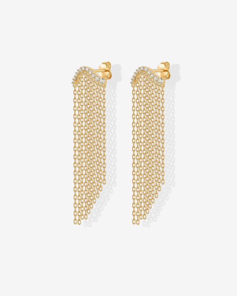 Chain Crawler Dangle Earrings
