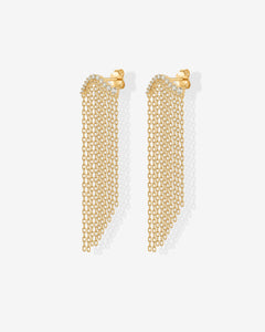 Chain Crawler Dangle Earrings