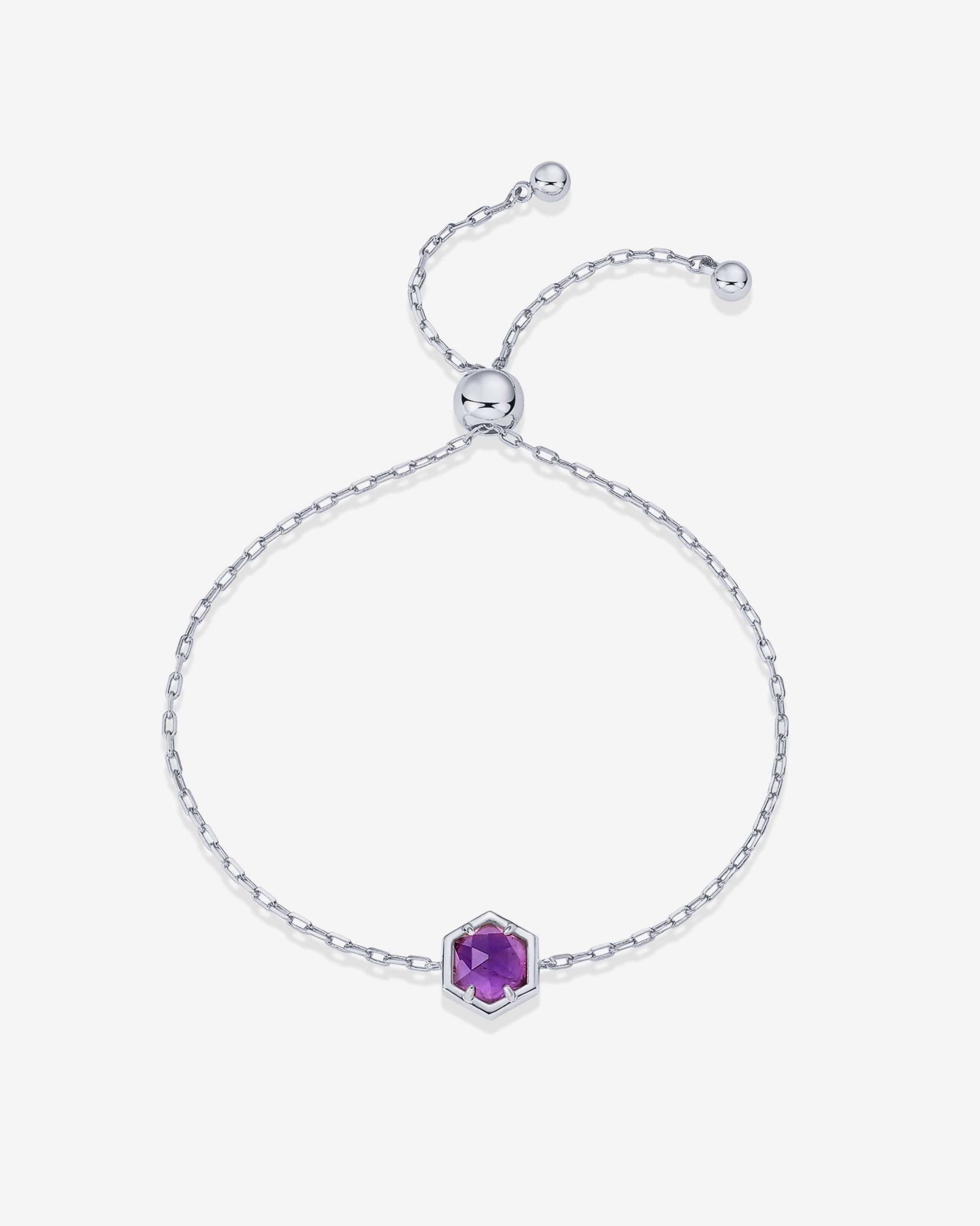 Gemstone Hexagon Bracelet – PAVOI