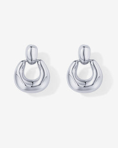 Chunky Dangle Door Knocker Earrings
