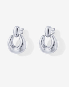 Chunky Dangle Door Knocker Earrings