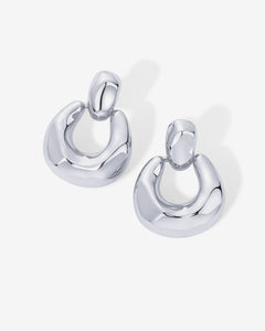 Chunky Dangle Door Knocker Earrings