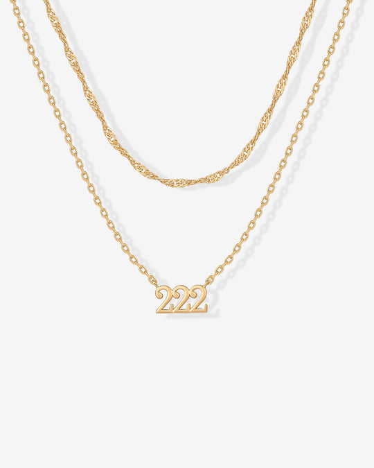Angel Number Pendant Necklace