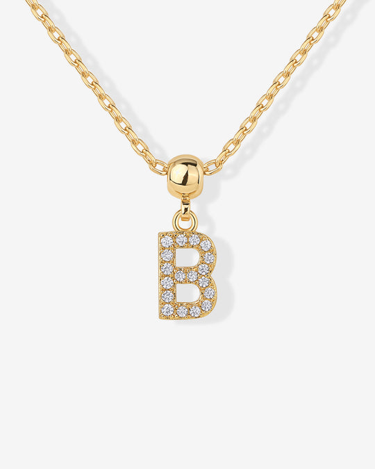 Initial Charm Necklace